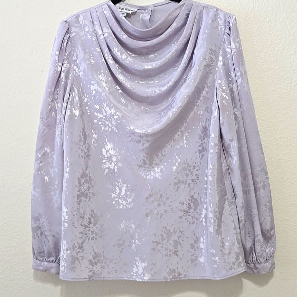 Lloyd Williams‎ Vintage Gray Blouse 10